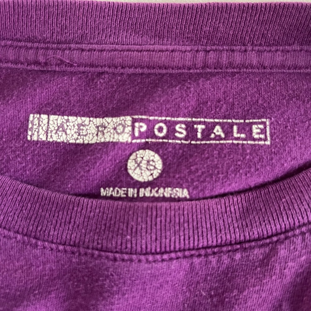 Aeropostale Purple Long Sleeve Tee